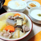 豚汁！　ブタジル？トンジル？あなたはどっち？【単身赴任平日夕食】