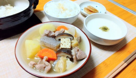 豚汁！　ブタジル？トンジル？あなたはどっち？【単身赴任平日夕食】